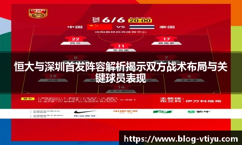 恒大与深圳首发阵容解析揭示双方战术布局与关键球员表现